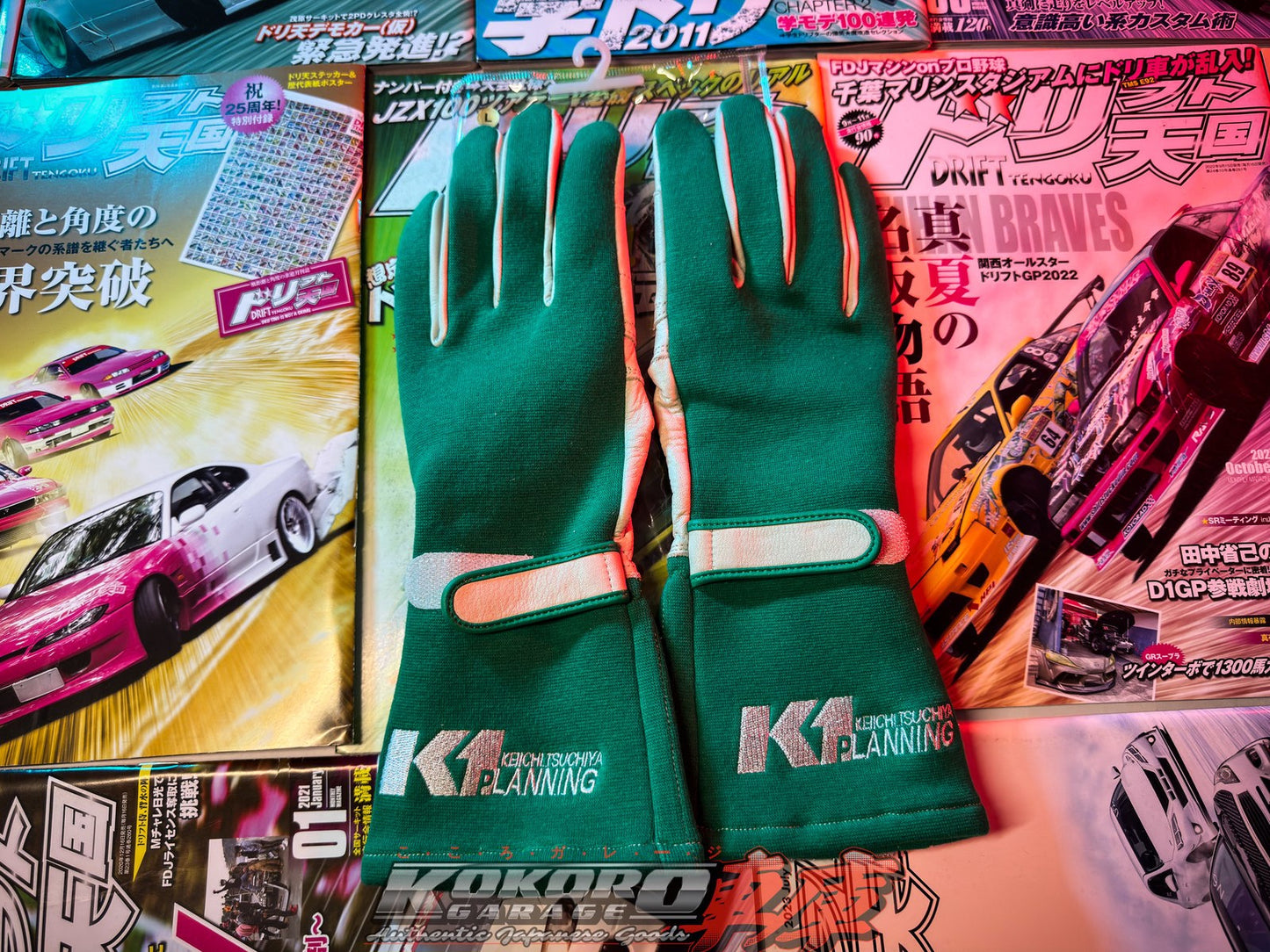 K1 Planning - Keiichi Tsuchiya Racing Gloves - Medium