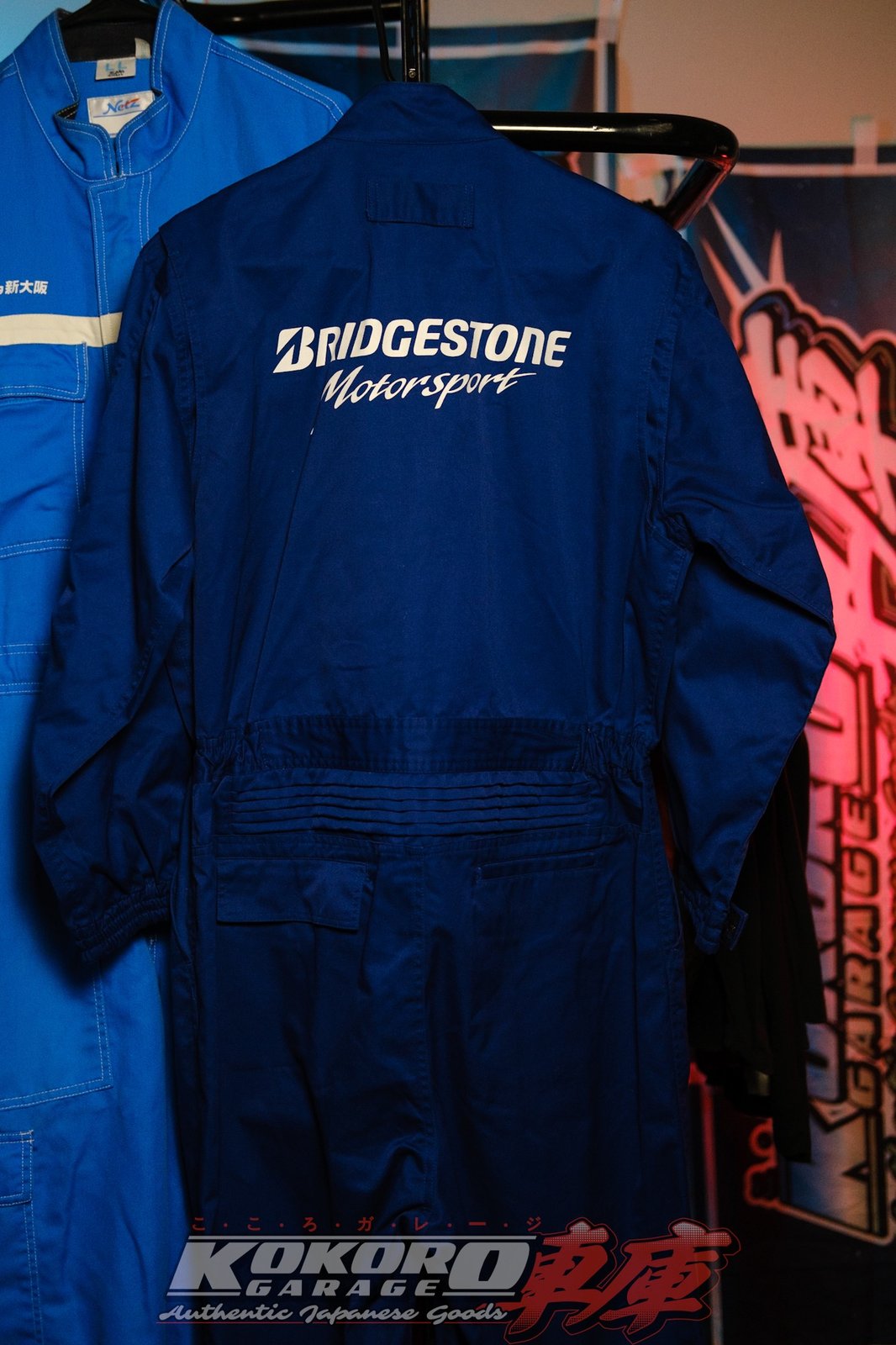 Authentic JDM Bridgestone Coveralls (Tsunagi) Blue