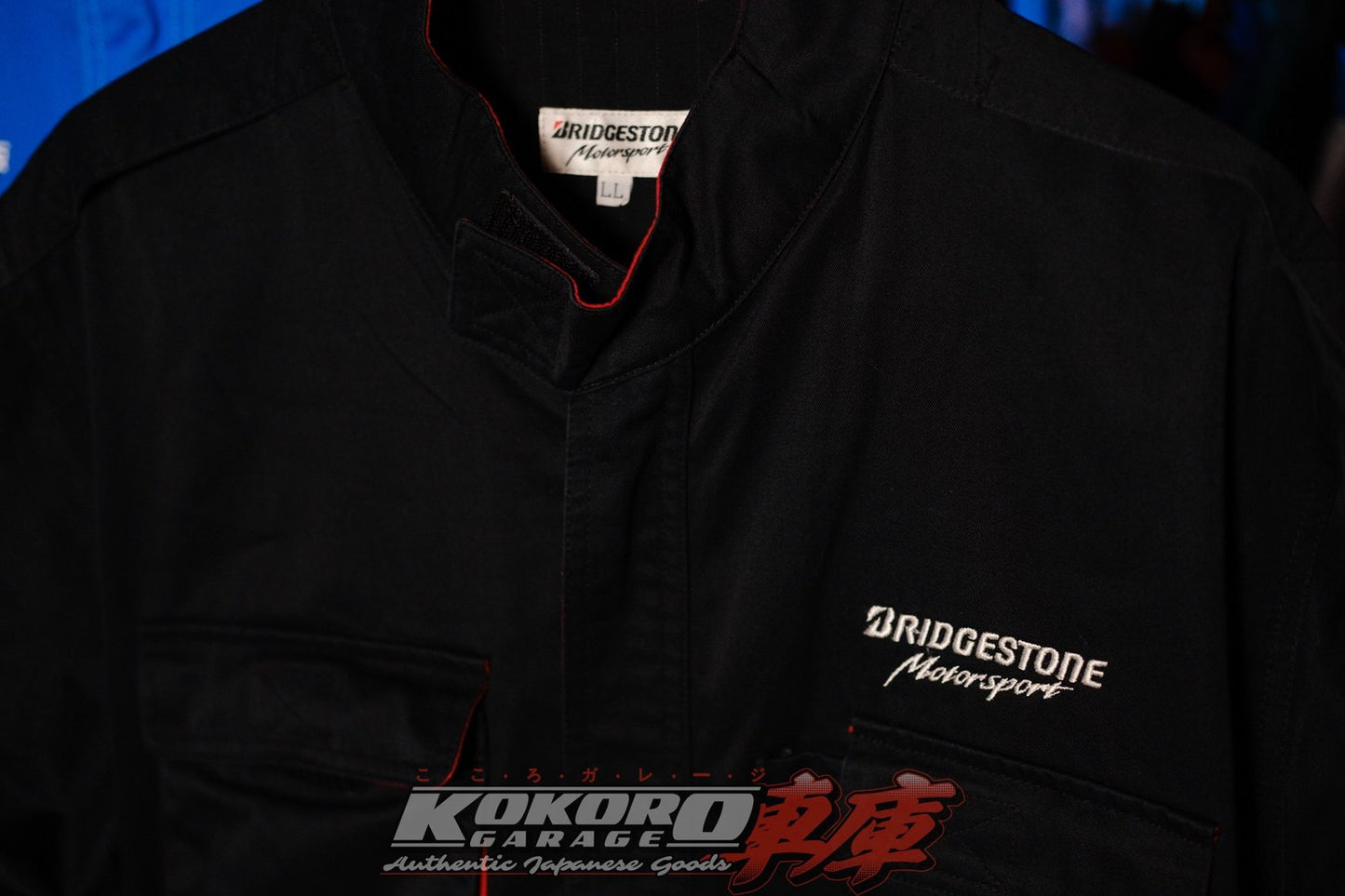 Authentic JDM Bridgestone Coveralls (Tsunagi) Black