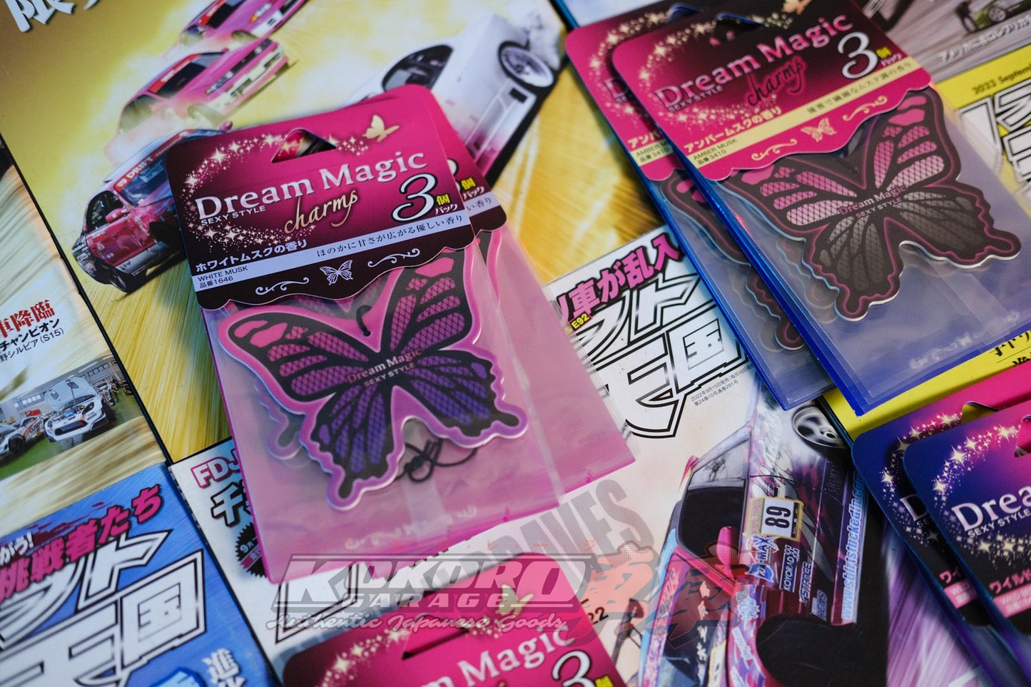 Dream Magic Charms Sexy Style Butterfly Air Freshener 3-Pack