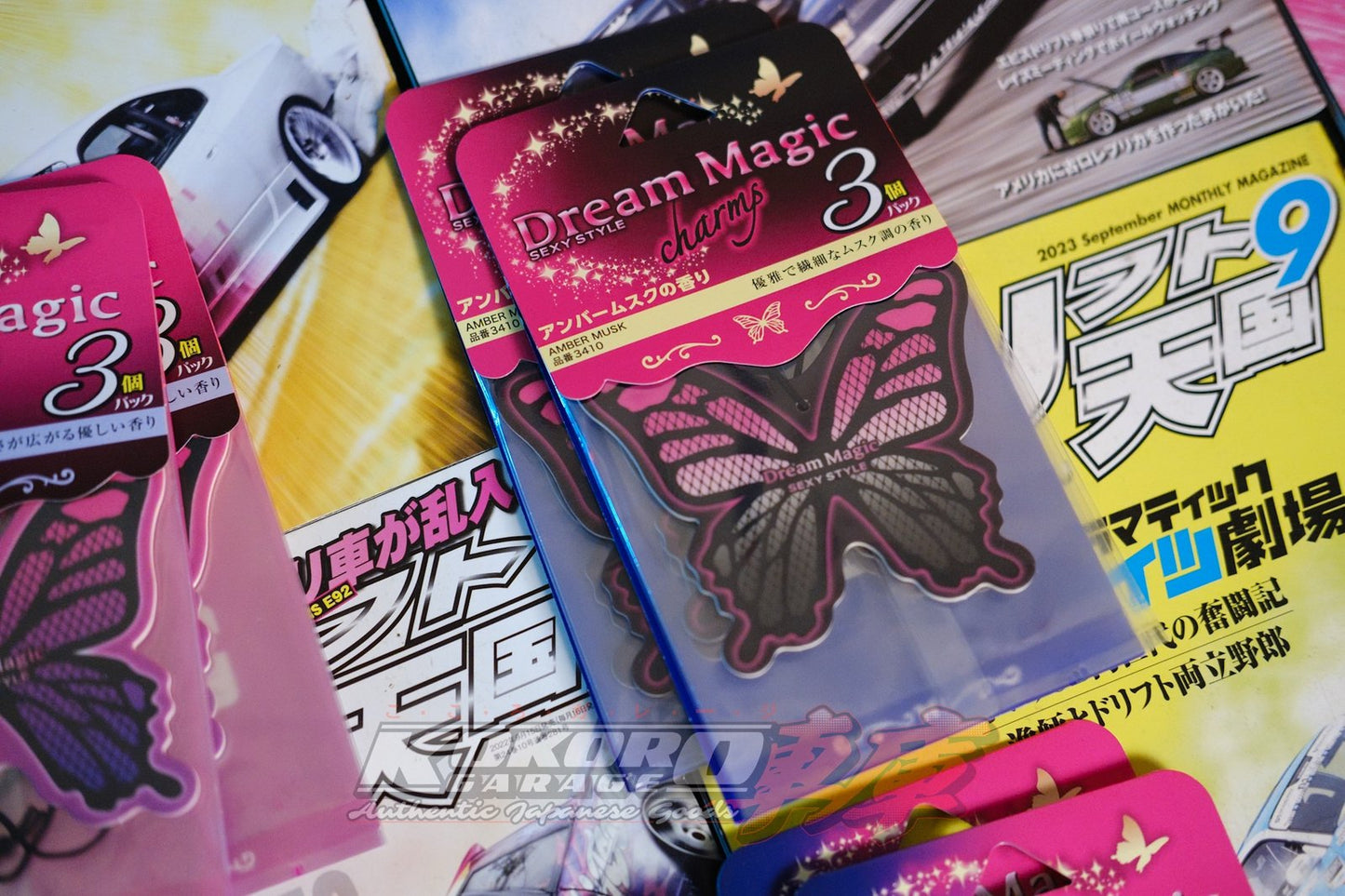 Dream Magic Charms Sexy Style Butterfly Air Freshener 3-Pack