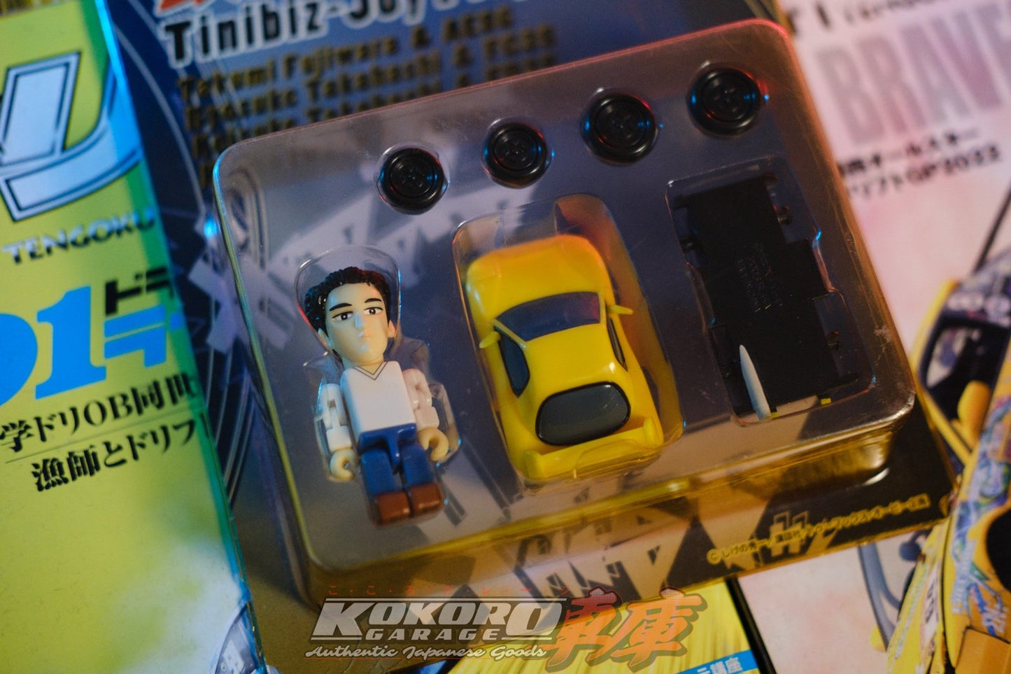 Initial D SEGA 2003 Tinibiz-Joy Play Set Keisuke Takahashi Mazda RX-7 FD3S