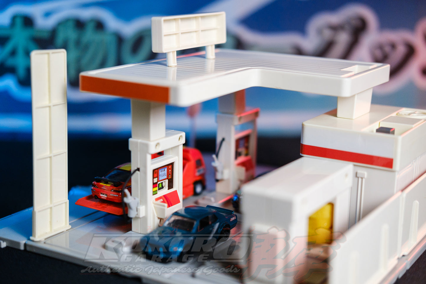 2008 Tomica Town ENEOS Gas Station Diorama