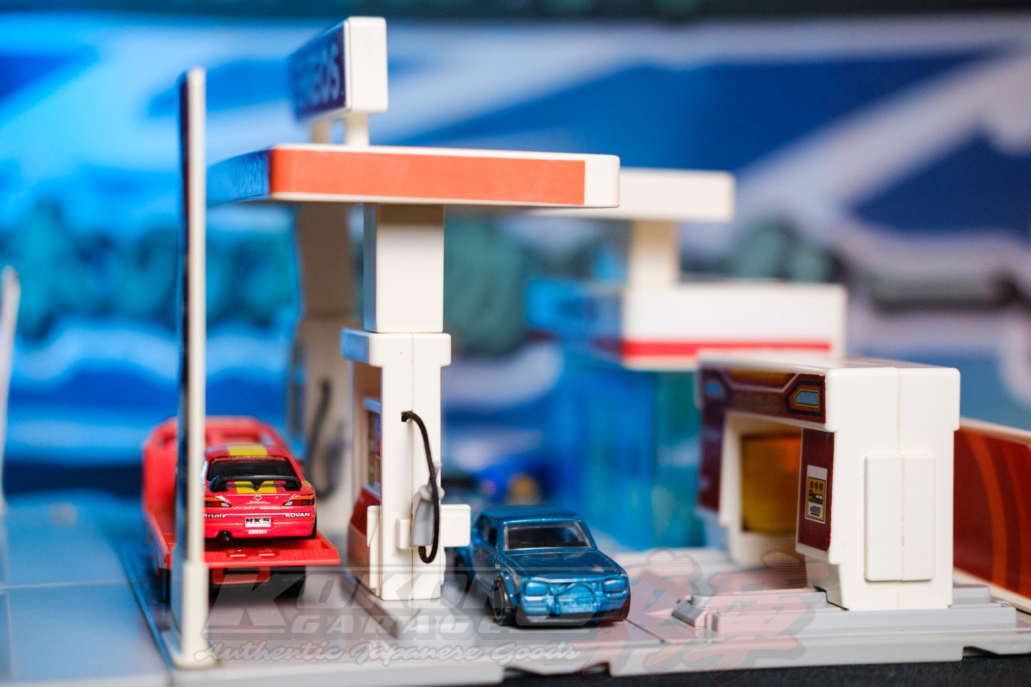 2008 Tomica Town ENEOS Gas Station Diorama