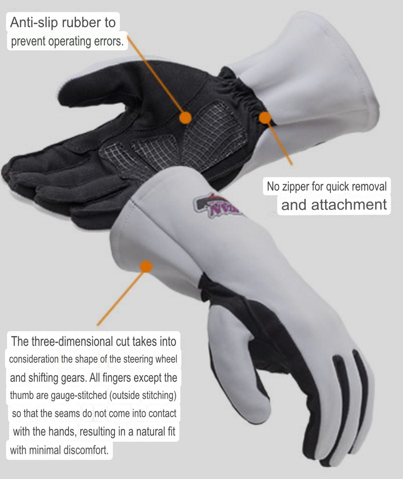 Juran RacingGlove Challenge - Large Racing Gloves